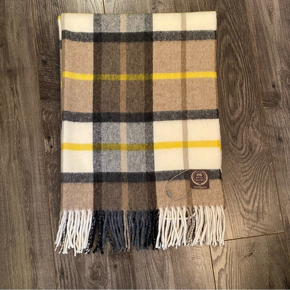 Moon Merino merino wool scarf made in British isles since 1837‎ 100% pure merino - Picture 6 of 8